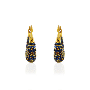 Midnight Crescent Hoops