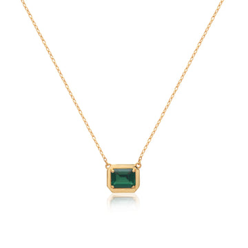 Solitaire Verde Necklace
