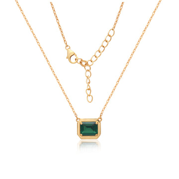 Solitaire Verde Necklace